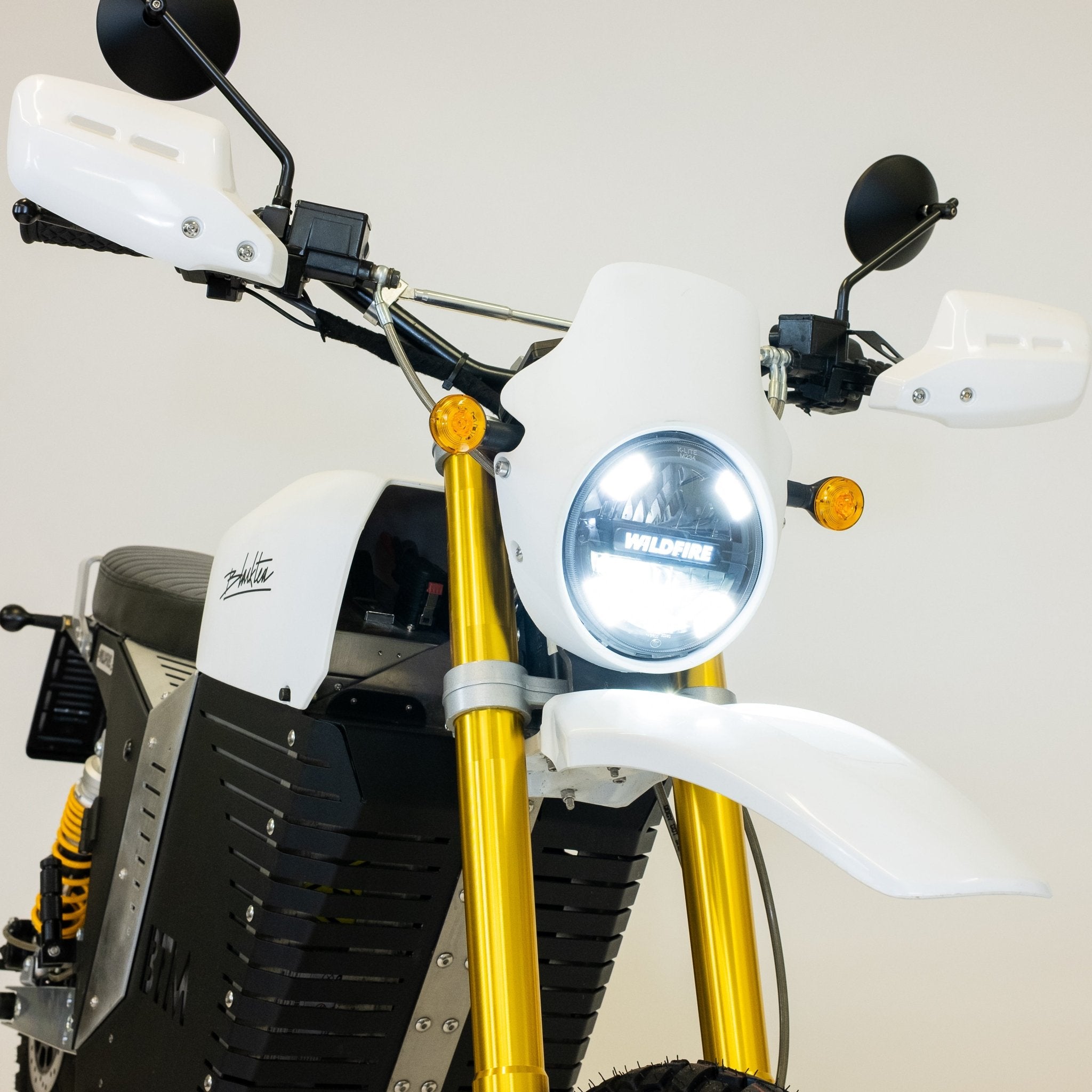 Enduro - Maske für Wildfire - Black Tea Motorbikes - Elektromotorräder hergestellt in Deutschland