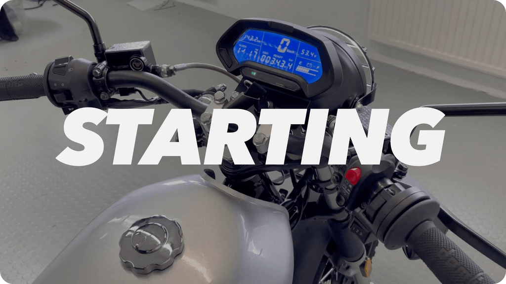 How to start your Bonfire Electric Motorcycle