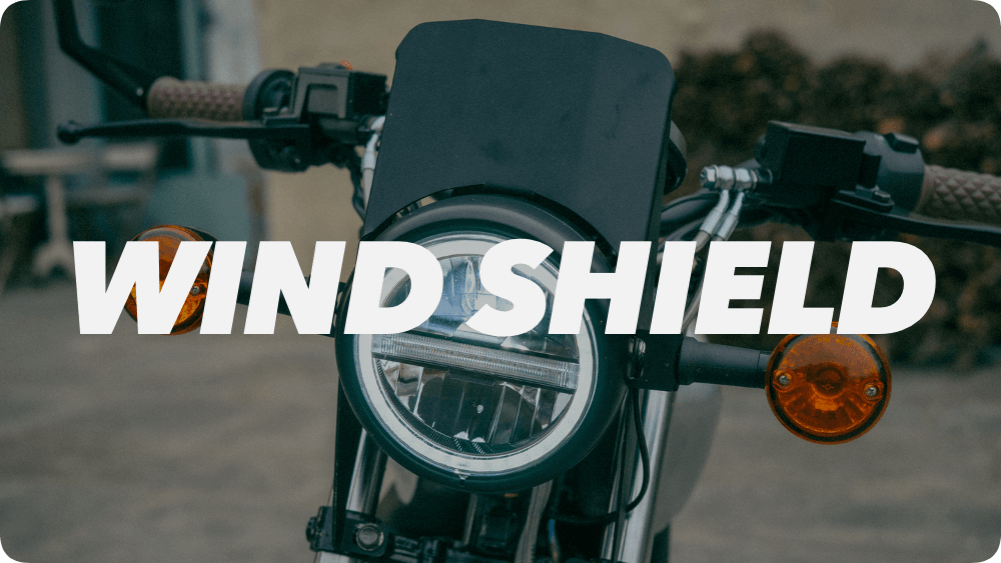 How to mount the windshield on your Bonfire Motorcycle