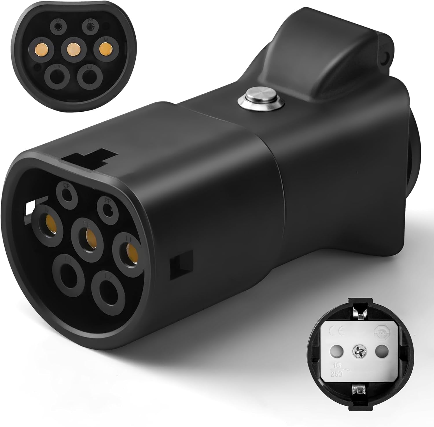 Schuko auf Typ - 2 Adapter - Black Tea Motorbikes - Elektromotorräder hergestellt in Deutschland